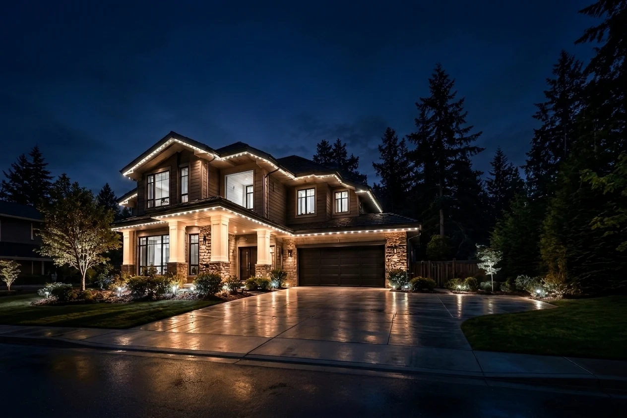 A recent IDALITE permanent lighting install