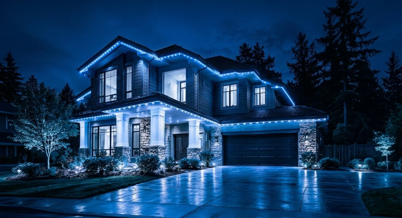 App-controlled colour-changing lighting